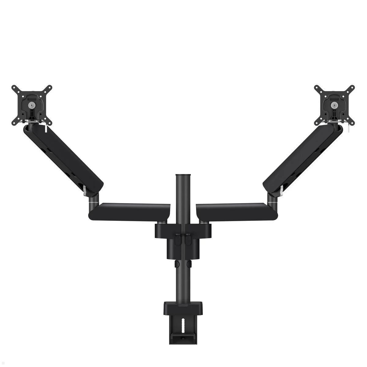 Vogels Motion Plus MOMO 4237B Dual Monitor Tischhalterung, schwarz, ergonomischer Dual Monitorarm