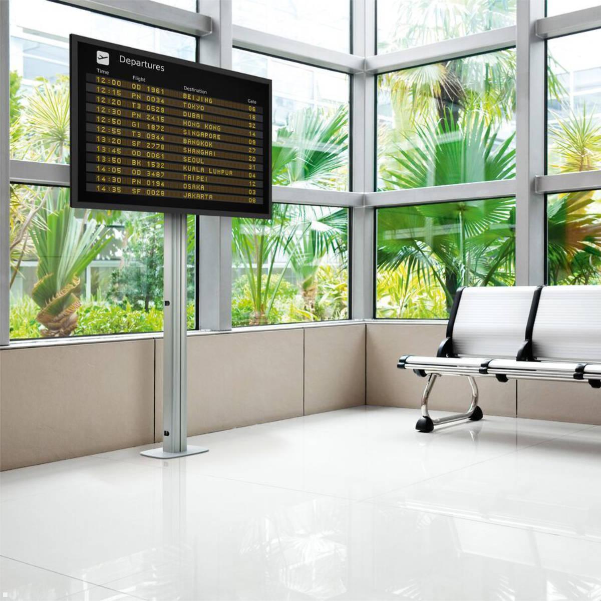 Vogels Connect-it PUC 2720 - 200 cm Säule für Bodenhalterung, silber, Anwendung Vogels Connect-it PUC 2720 - 200 cm Säule für Bodenhalterung, silber, Anwendung