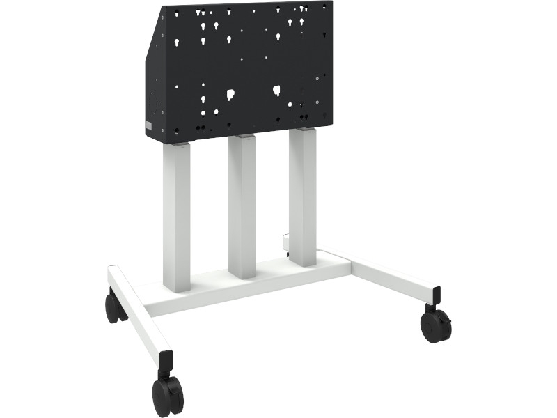 SmartMetals Mobiler Bodenlift mit Kollisionsschutz max. 98 Zoll, weiß SmartMetals Mobiler Bodenlift mit Kollisionsschutz max. 98 Zoll, weiß