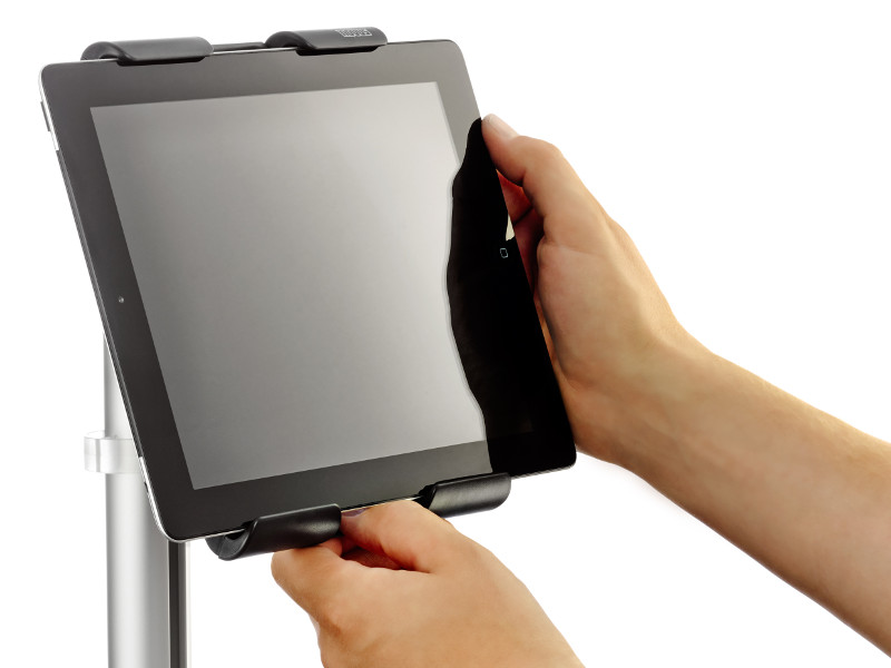 Novus SKY tab universal Tablet Halterung iPad Pro 12.9 im Querformat Novus SKY tab universal Tablet Halterung iPad Pro 12.9 im Querformat