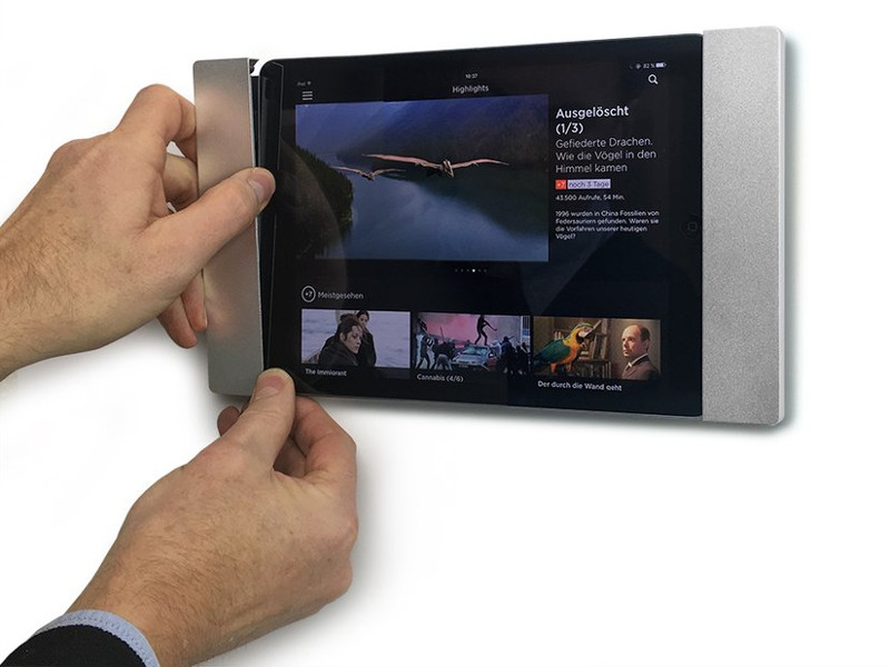 smart things sDock Fix Mini 4 iPad Wandhalter Einsetzen Tablet smart things sDock Fix Mini 4 iPad Wandhalter Einsetzen Tablet