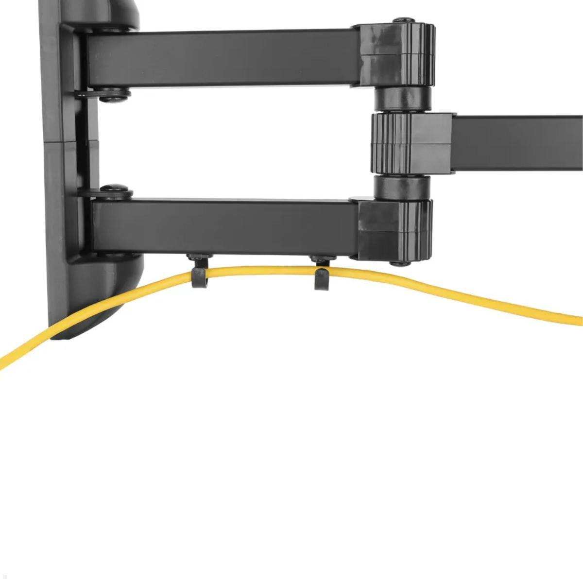 Neomounts Select NM-W225BLACK schwenkbare TV Wandhalterung bis 32 Zoll, Kabelmanagement