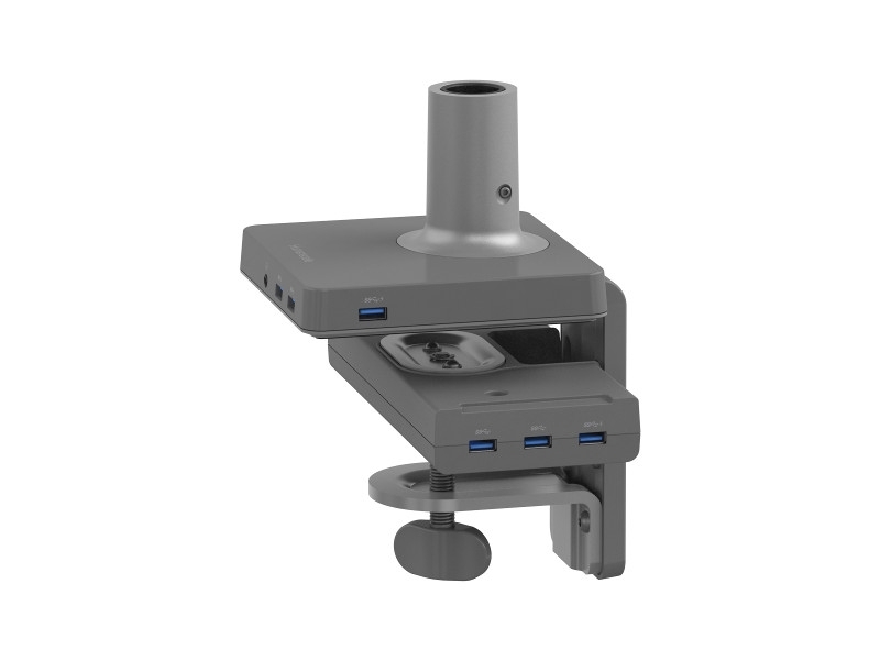 Humanscale M/Connect Dockingstation Tischklemme für M8, silber Humanscale M/Connect Dockingstation Tischklemme für M8, silber
