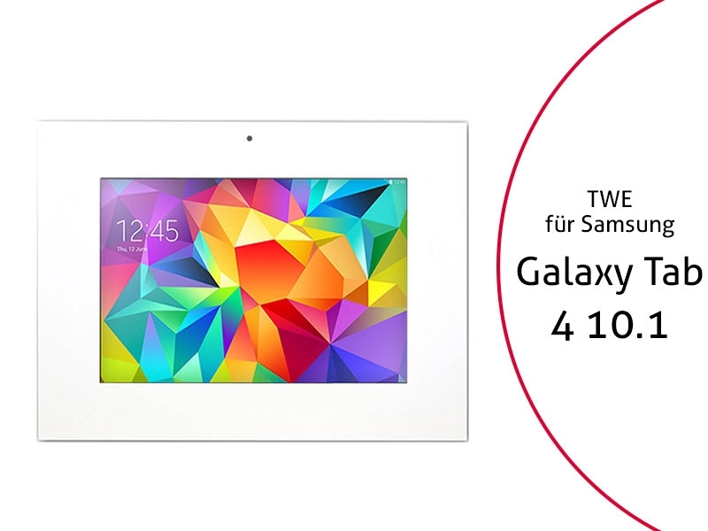TabLines TWE004W Tablet Wandeinbau für Samsung Tab 4 10.1 DS, weiß TabLines TWE004W Tablet Wandeinbau für Samsung Tab 4 10.1 DS, weiß