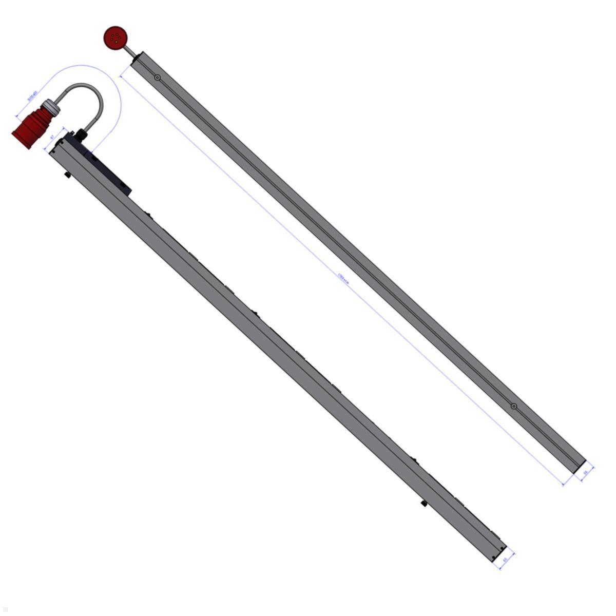 Bachmann BN PRO Metered – 32A Rack PDU mit 24xC13 / 6xC19 / 6xMCB, 3,0m CEE 32A (BM0015594) Detail
