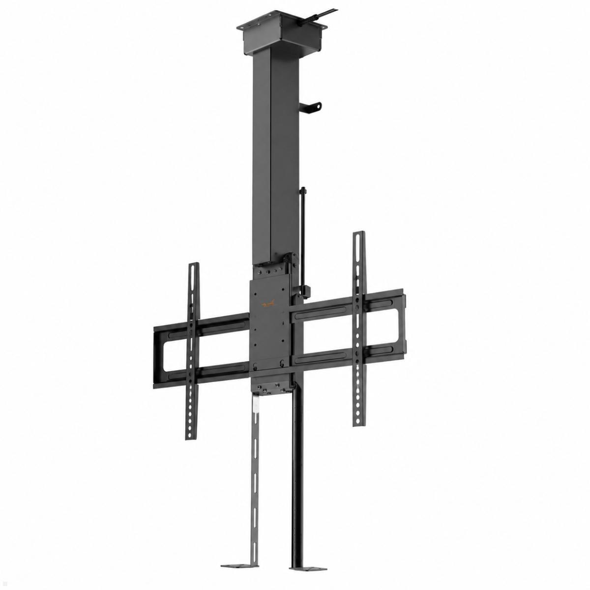MonLines MLD900B TV Lift Deckenhalterung elektrisch, Hub 900mm, Fernsehlift Deckenmontage