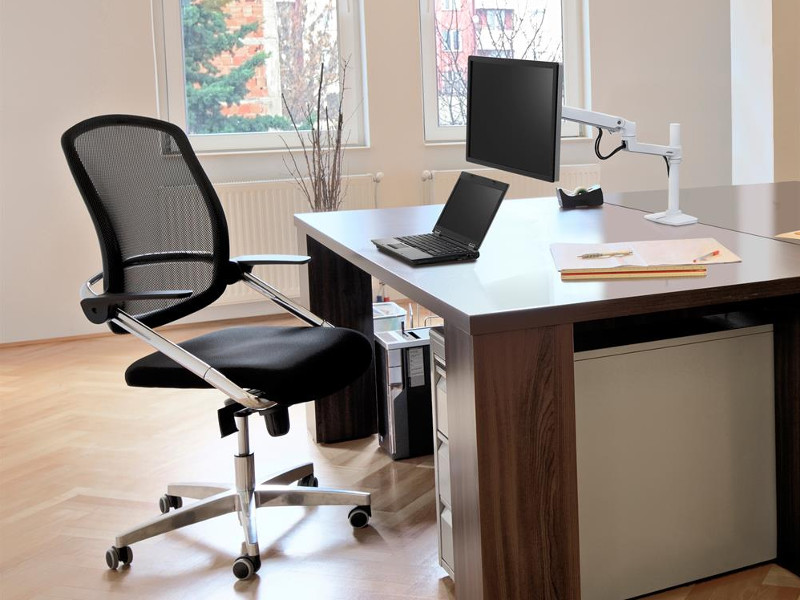 Ergotron LX Arm Monitor Tischklemme (45-537-216) Beispiel Ergotron LX Arm Monitor Tischklemme (45-537-216) Beispiel