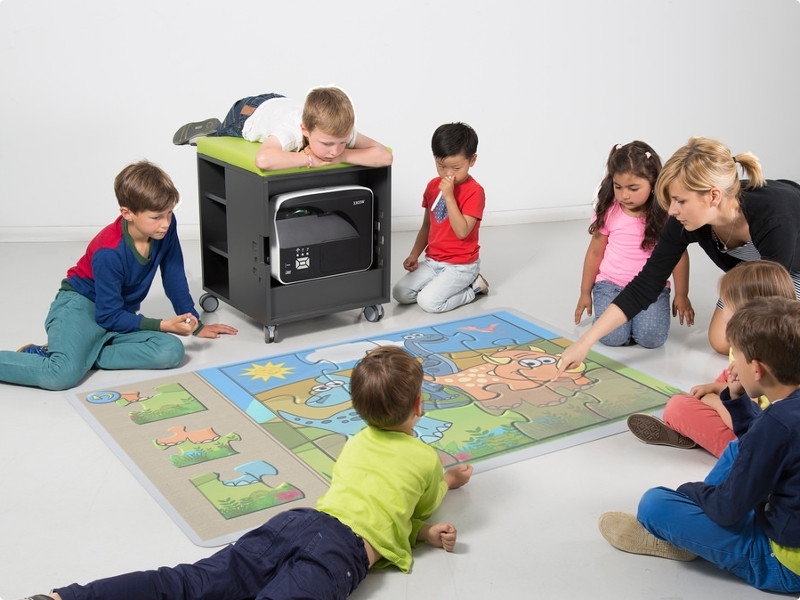 i3 Technologies mobile Bodenprojektion i3LIGHTHOUSE interaktives Lernen