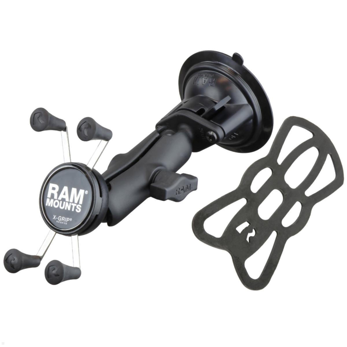 RAM Mounts X-Grip Smartphone Saugnapf Halter, B-Kugel (RAM-B-166-UN7U) RAM Mounts X-Grip Smartphone Saugnapf Halter, B-Kugel (RAM-B-166-UN7U)