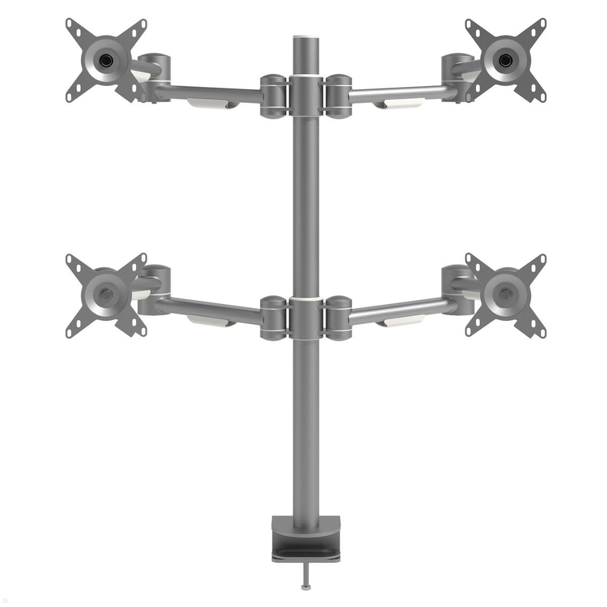 Dataflex Viewmate 2+2 Tischhalterung (52.622) silber Dataflex Viewmate 2+2 Tischhalterung (52.622) silber