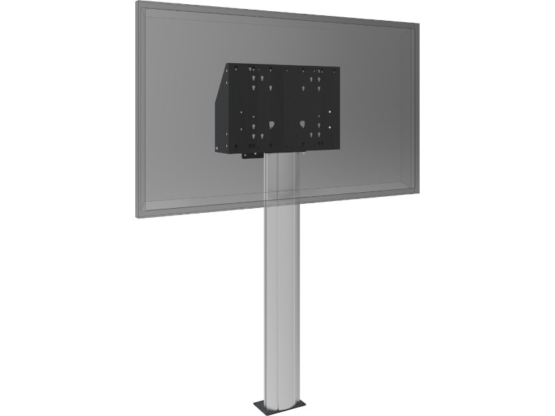 SmartMetals Boden-Wandsäule 1600 mm für Touchscreens bis 135 kg Montagebeispiel Monitor SmartMetals Boden-Wandsäule 1600 mm für Touchscreens bis 135 kg Montagebeispiel Monitor