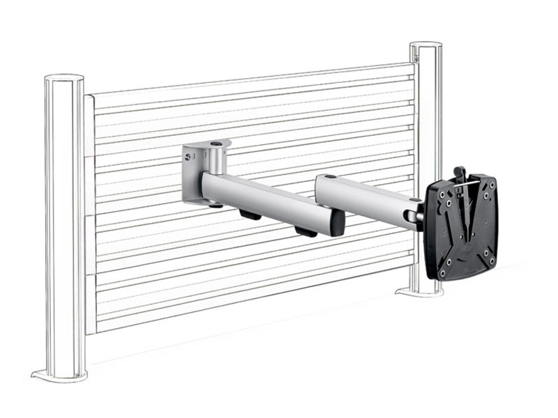 Novus TSS SlatWall Monitor Halter, schwenkbar (964+0119+014) schwenkbar Novus TSS SlatWall Monitor Halter, schwenkbar (964+0119+014) schwenkbar