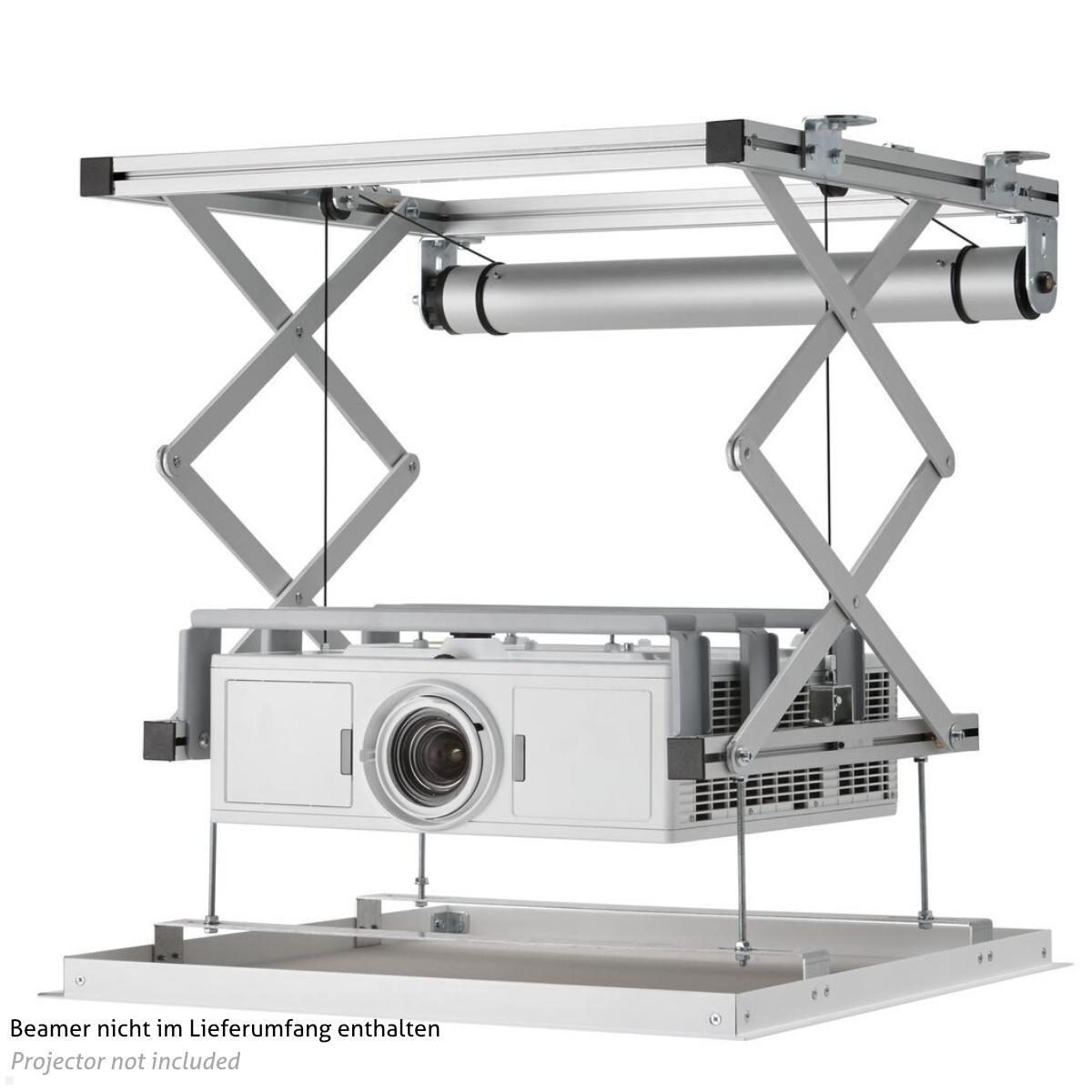 Elektrischer Beamer Deckenlift von Vogels mit 350 mm Hub, Anwendung mit Projektor Elektrischer Beamer Deckenlift von Vogels mit 350 mm Hub, Anwendung mit Projektor