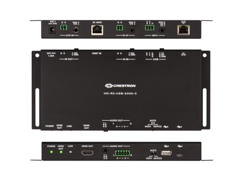 Crestron HDMI 4K/60 und USB-Übertragung über CAT/HDBaseT Empfangseinehit