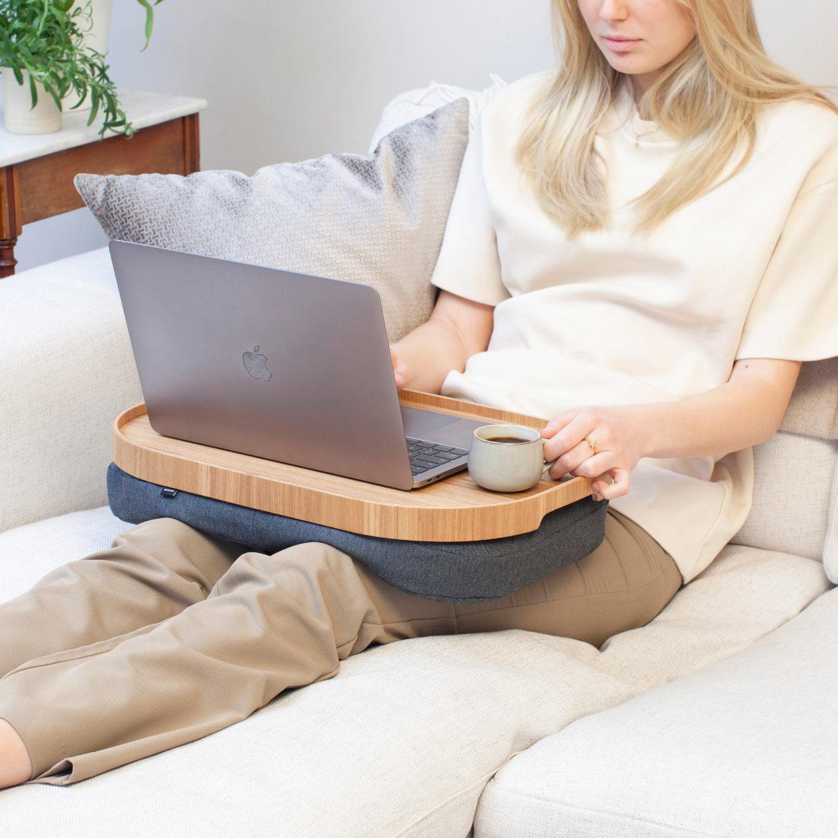 Bosign CurveLine™ Large Laptop Knietablett Laptray Rutschfest kmfortable Nutzung