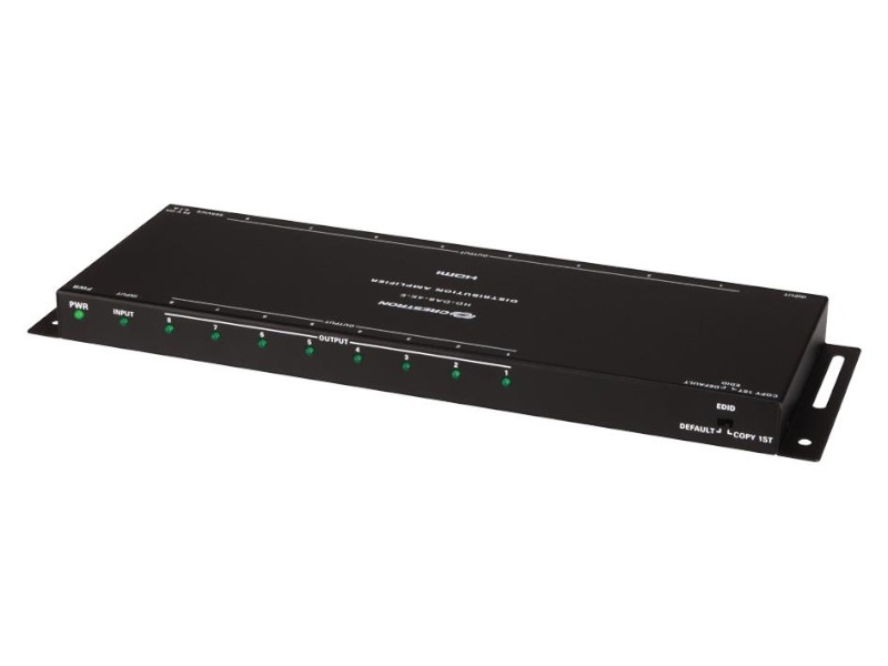 Crestron 1x8 4K HDMII Signalverteiler Längseite