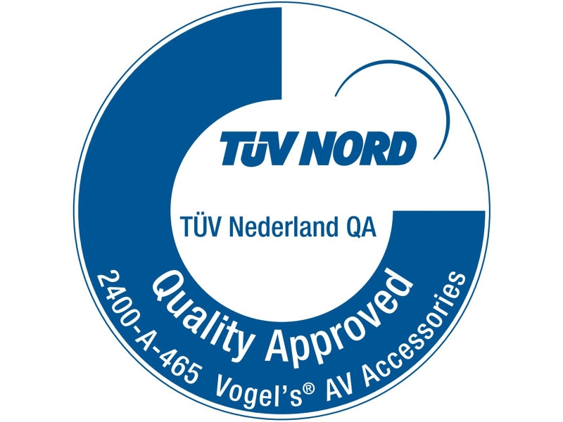 Vogels PFA 9010 Deckenadapter, Auszeichnung TÜV Nord