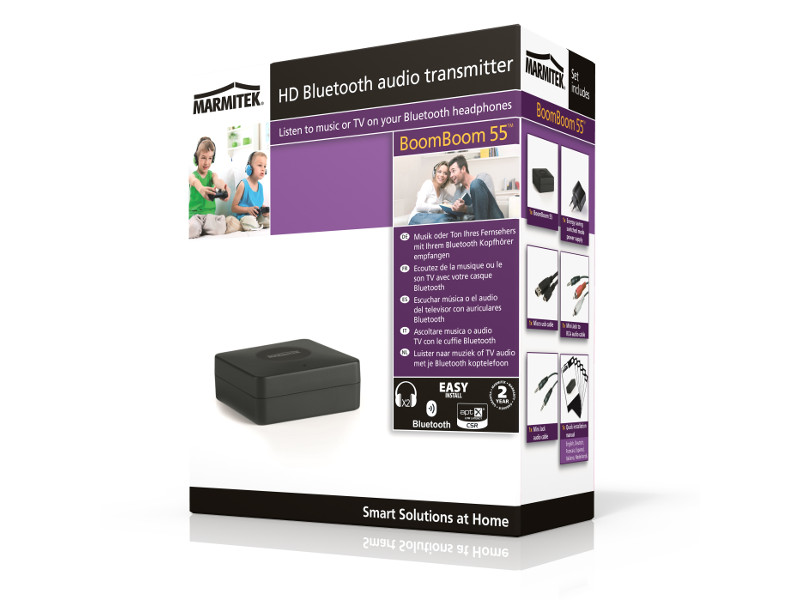 Marmitek Boom Boom 55 HD Bluetooth Audiosender Verpackung