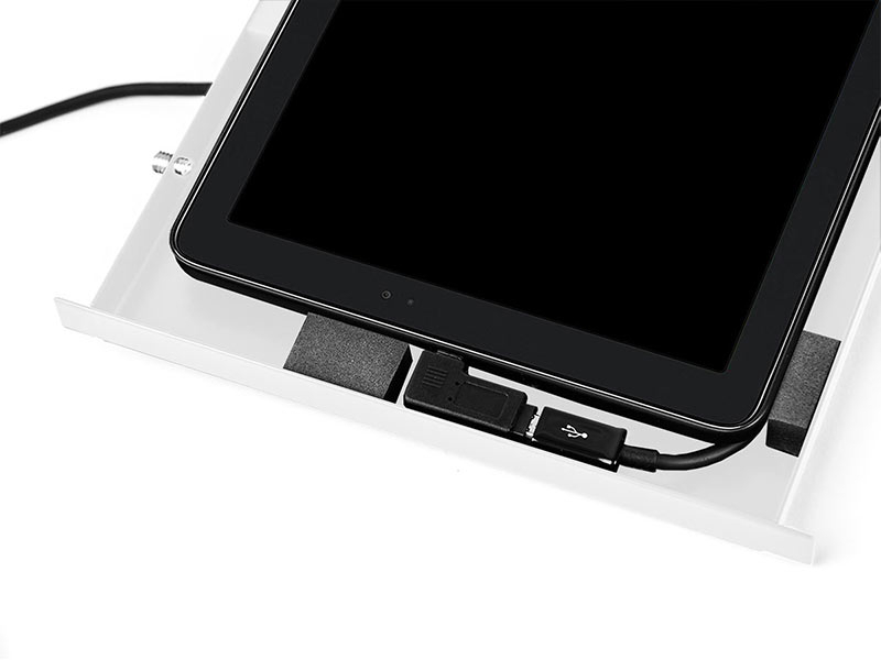 TabLines TSG071W Tablet Schutzgehäuse für Samsung Tab S6, weiß optionale Stromversorgung TabLines TSG071W Tablet Schutzgehäuse für Samsung Tab S6, weiß optionale Stromversorgung