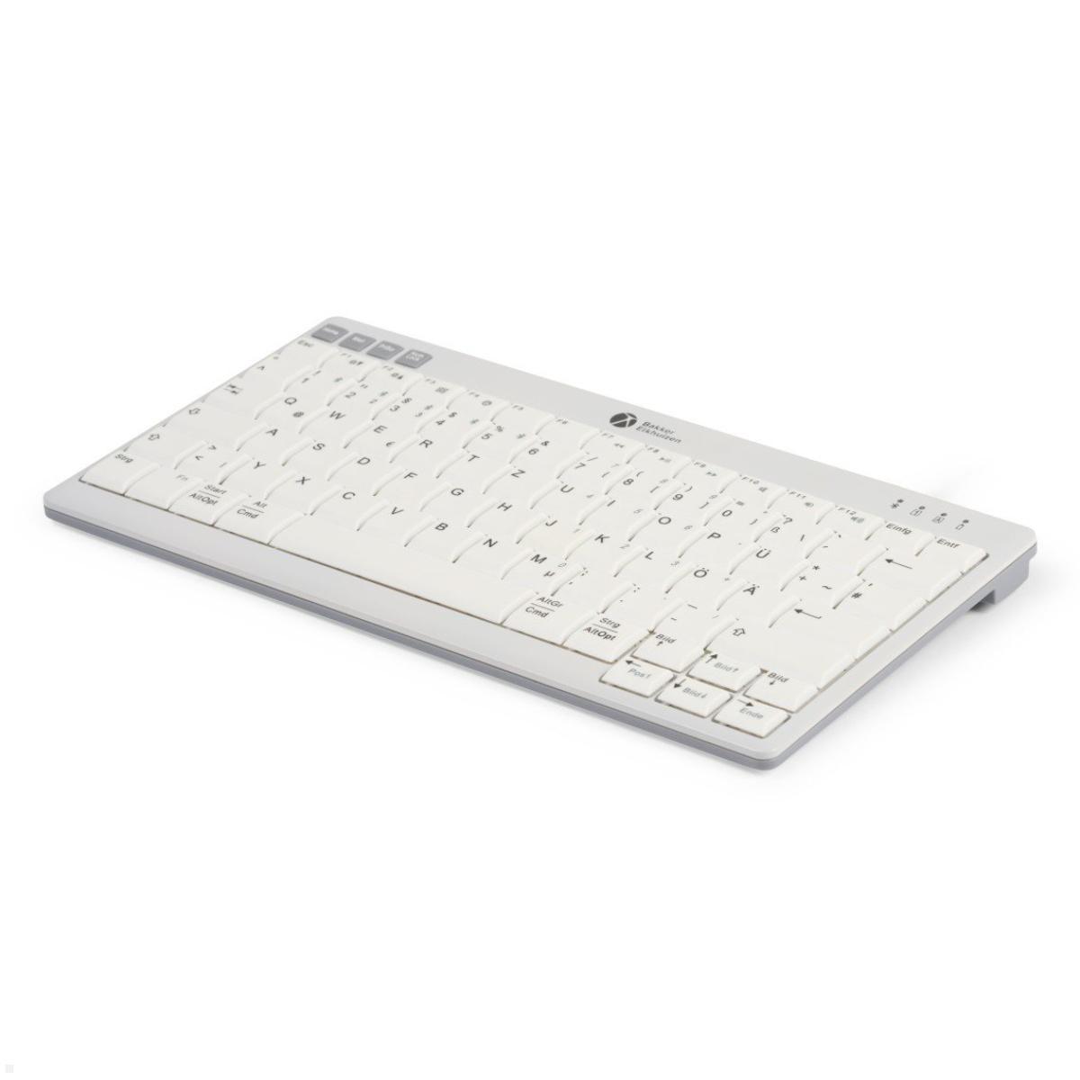 BakkerElkhuizen kabellose Tastatur UltraBoard 950 V2, seitliche Ansicht