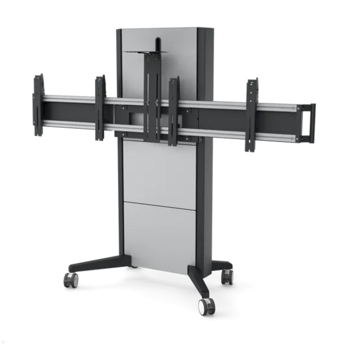 SMS Presence Mobiler elektrischer Monitorständer für 2 Monitore, höhenverstellbar (C5-31U002-2-C-0) SMS Presence Mobiler elektrischer Monitorständer für 2 Monitore, höhenverstellbar (C5-31U002-2-C-0)