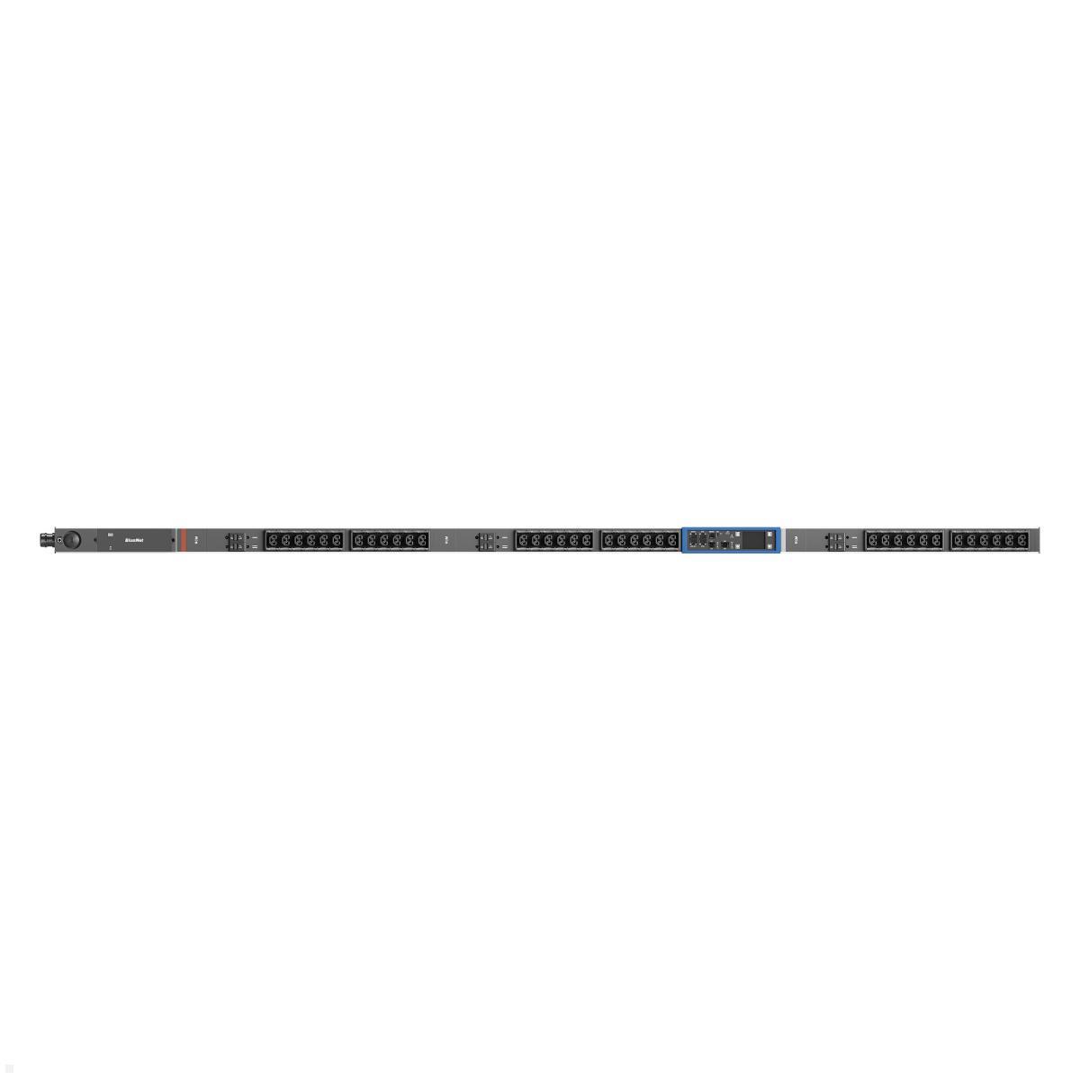 Bachmann BN PRO S Switched RCM - 32A Rack PDU mit 36xCombo 6xMCB, 3,0m CEE 32A/5p (BM0024787), Switched RCM 36-Port 32A PDU
