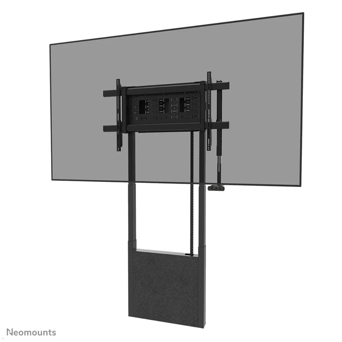 Neomounts MOVE Lift X Boden-Wand-Halterung 65-105 Zoll motorisiert (WL55-885BL1), schwarz