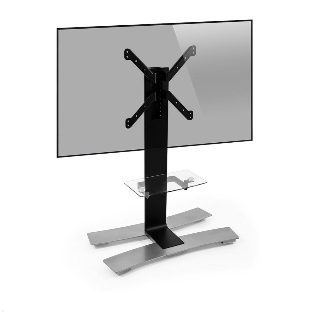 Erard WILL 1050 L mobiler TV Standfuß mit Ablage 30-65 Zoll, schwarz Erard WILL 1050 L mobiler TV Standfuß mit Ablage 30-65 Zoll, schwarz