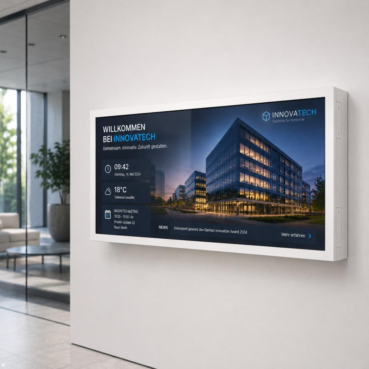 MonLines MBG43 Brandschutzgehäuse für Monitore, A1-Material DIN EN 13501-1