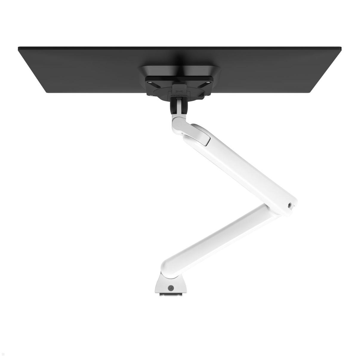 Dataflex Viewprime plus schwenkbare Monitorhalterung für Systemschiene, weiß, Tischhalterung