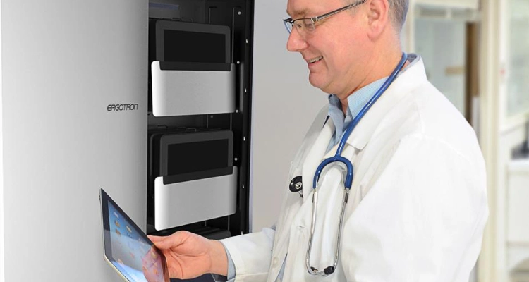 Krankenhaus, Klinik, Arztpraxen - Visitewagen, Halterungen