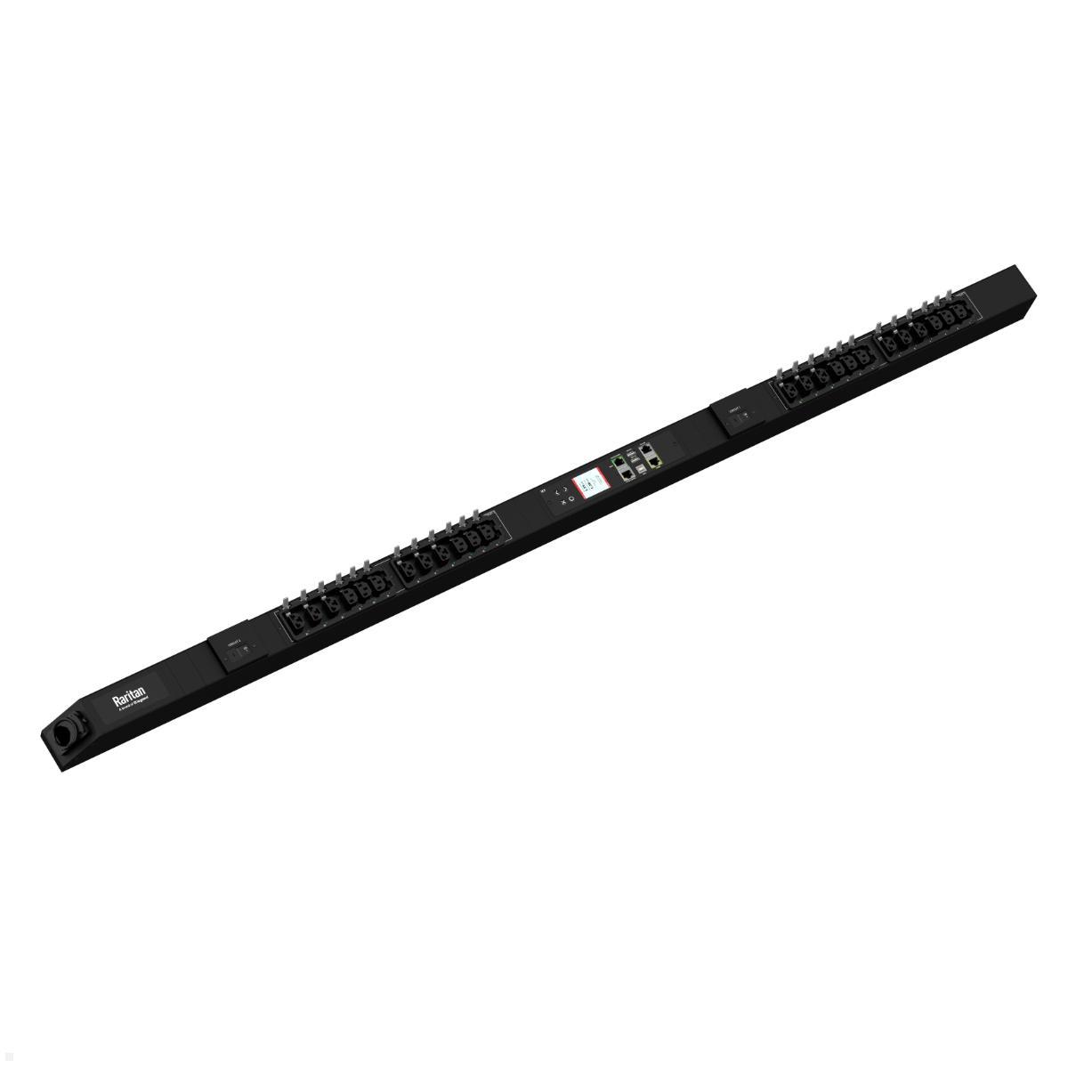 Legrand Raritan iX Rack-PDU 0U 1-phasig 230V 32A, 12xC13 / 12xCX, Input Metered RCM (PX4-1161-E7M27), Rack PDU 0U RCM Typ B