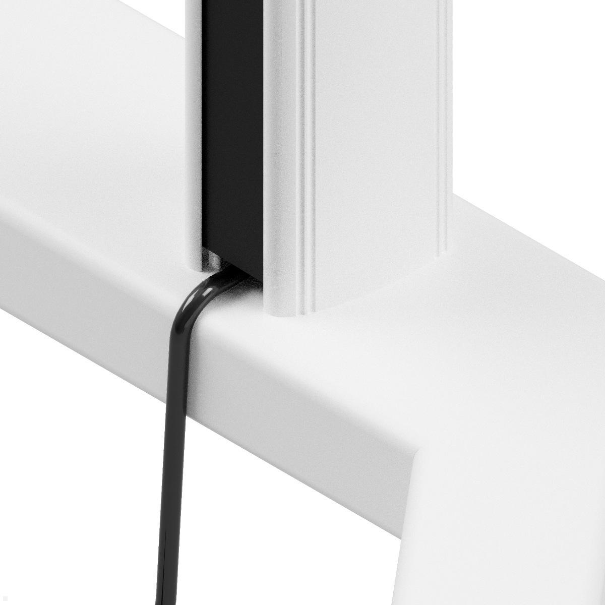 Edbak TRF100 mobiler TV Ständer höhenverstellbar 55 Zoll für Samsung Flip, weiß Kabelmanagement Edbak TRF100 mobiler TV Ständer höhenverstellbar 55 Zoll für Samsung Flip, weiß Kabelmanagement