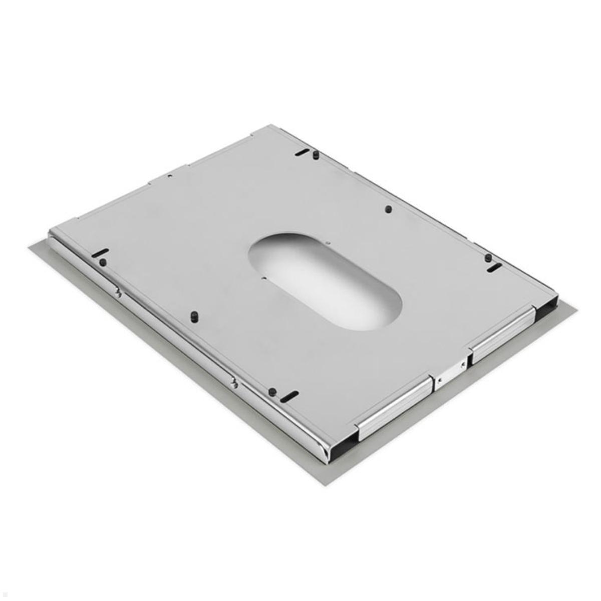 TabLines TWE091S Tablet Wandeinbau für Apple iPad Air 4 und 5, silber, Rückseite TabLines TWE091S Tablet Wandeinbau für Apple iPad Air 4 und 5, silber, Rückseite