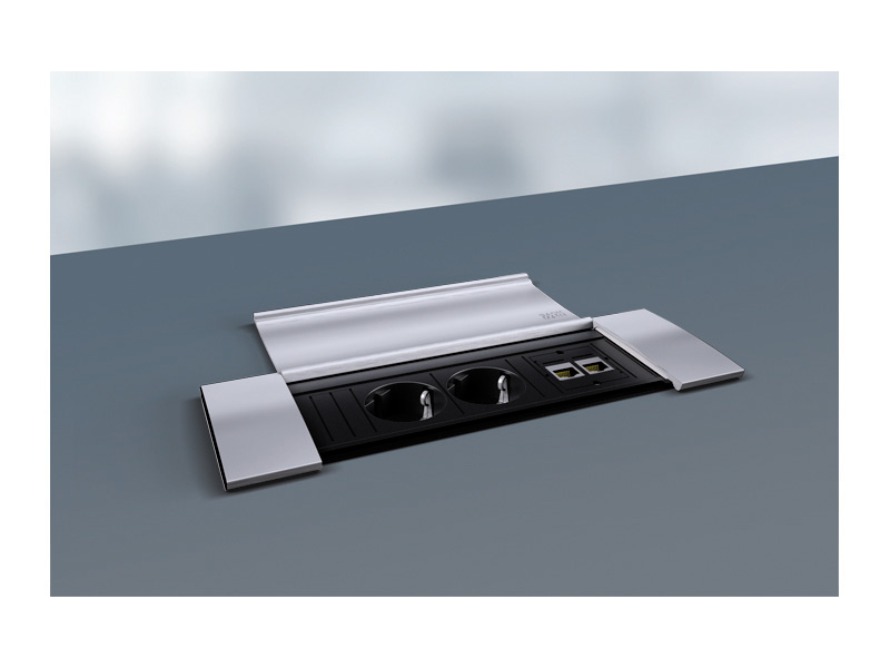 Bachmann Power Frame Cover 3-fach inox (915.501) Bachmann Power Frame Cover 3-fach inox (915.501)