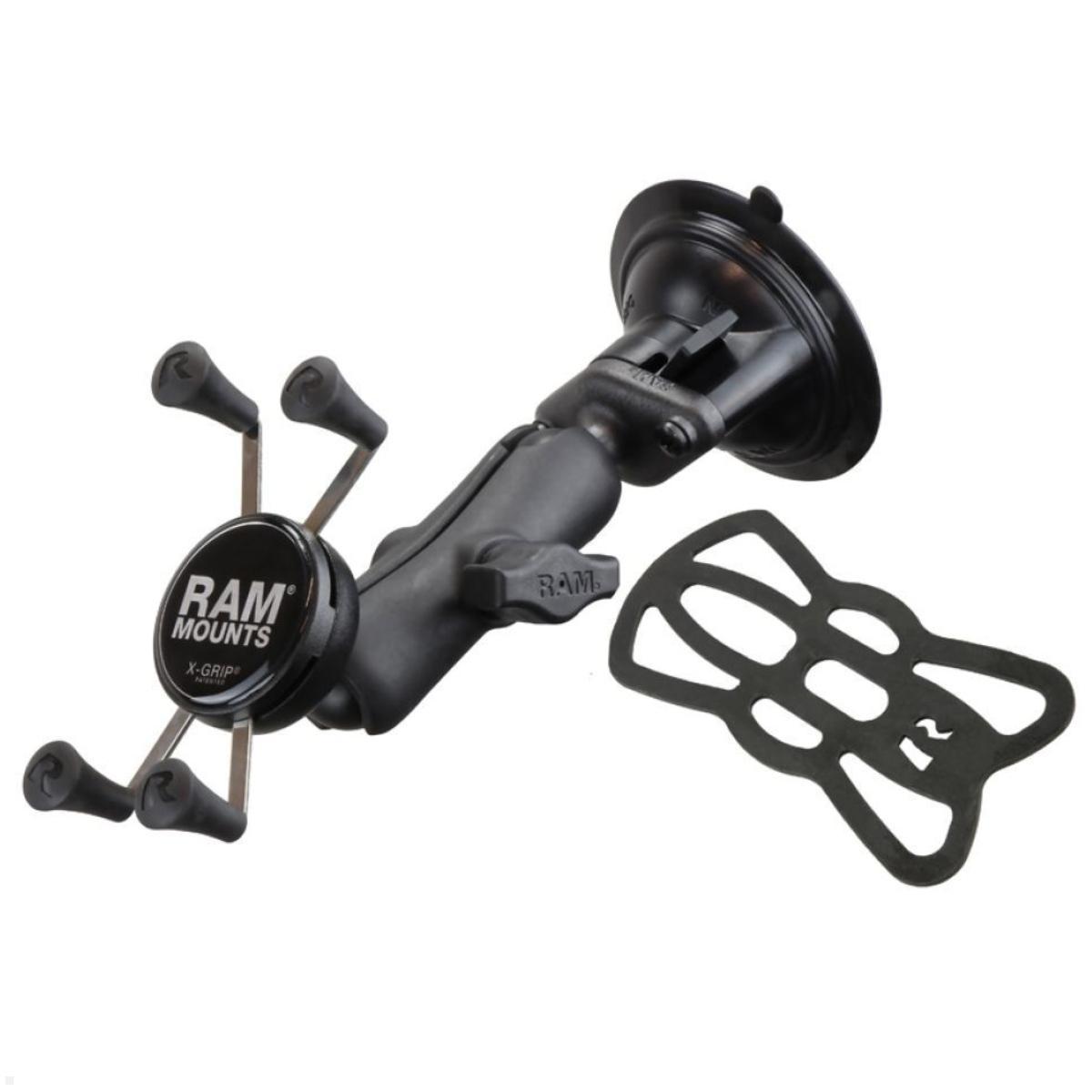 RAM Mounts X-Grip Saugnapf Halter, Verbindungsarm, B-Kugel (RAP-B-166-UN7U), schwarz Halter RAM Mounts X-Grip Saugnapf Halter, Verbindungsarm, B-Kugel (RAP-B-166-UN7U), schwarz Halter