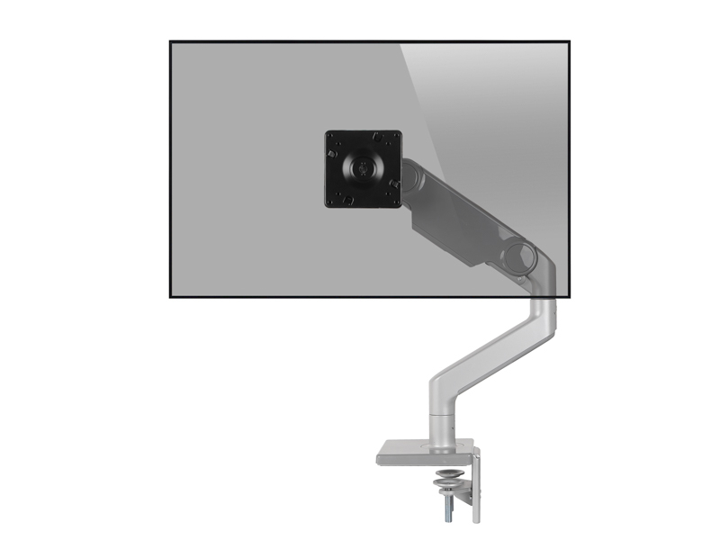 Humanscale M8.1 Monitor Tischhalterung Klemme, schräg, silber (M81CMSBTB) Humanscale M8.1 Monitor Tischhalterung Klemme, schräg, silber (M81CMSBTB)