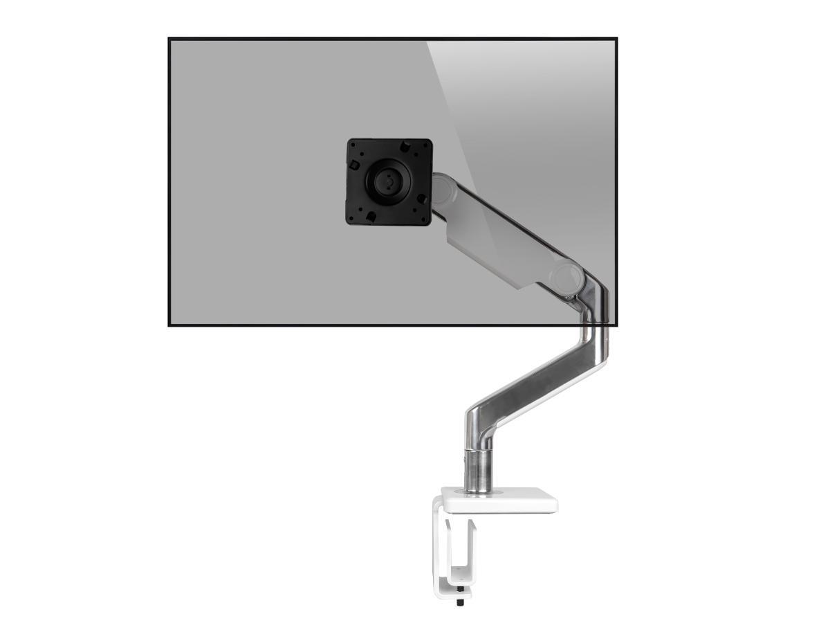 Humanscale M8.1 Monitorhalter USM Tische schräg, weiß Humanscale M8.1 Monitorhalter USM Tische schräg, weiß