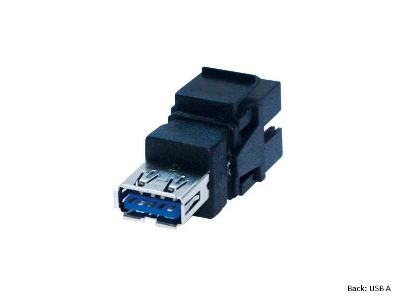 Bachmann Keystone USB 3.0 B/A (917.401) Rückseite