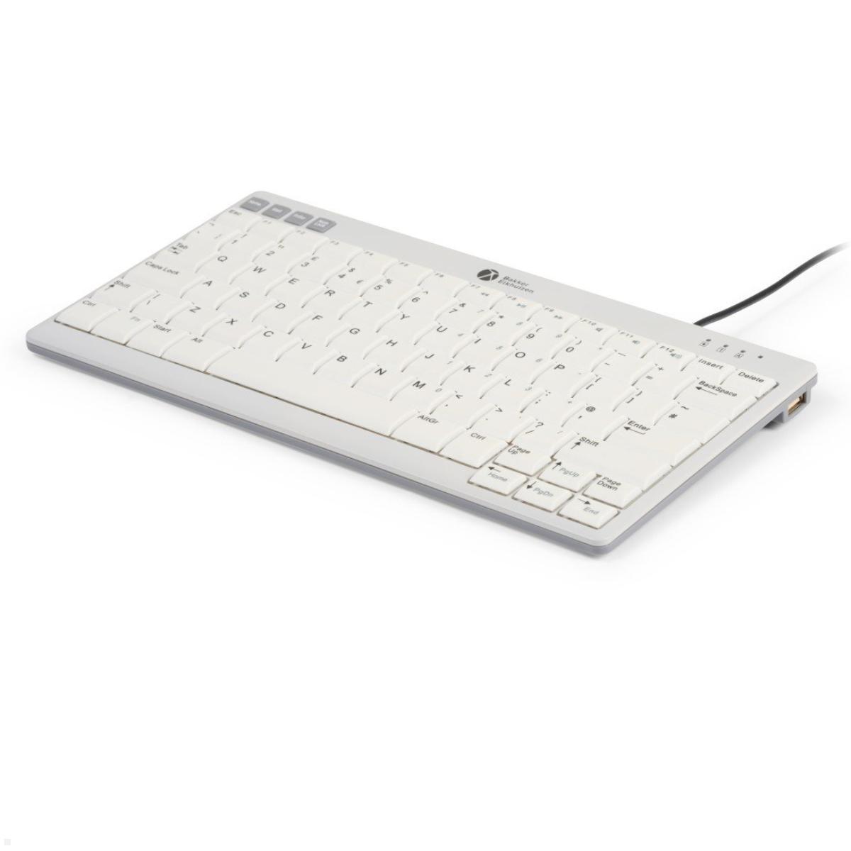 BakkerElkhuizen kompakte Tastatur UltraBoard 950 V2, seitliche Ansicht