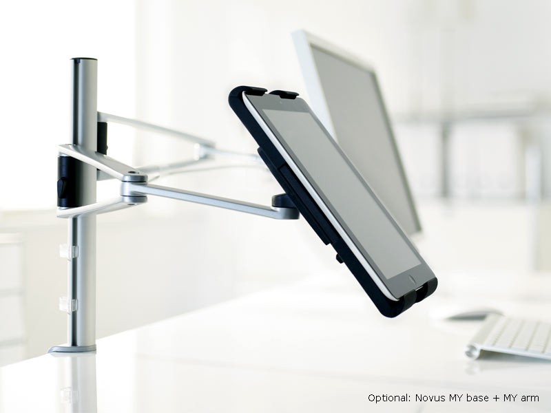 Novus SKY tab universal Tablet Halterung + Novus MY base + MY arm Novus SKY tab universal Tablet Halterung + Novus MY base + MY arm