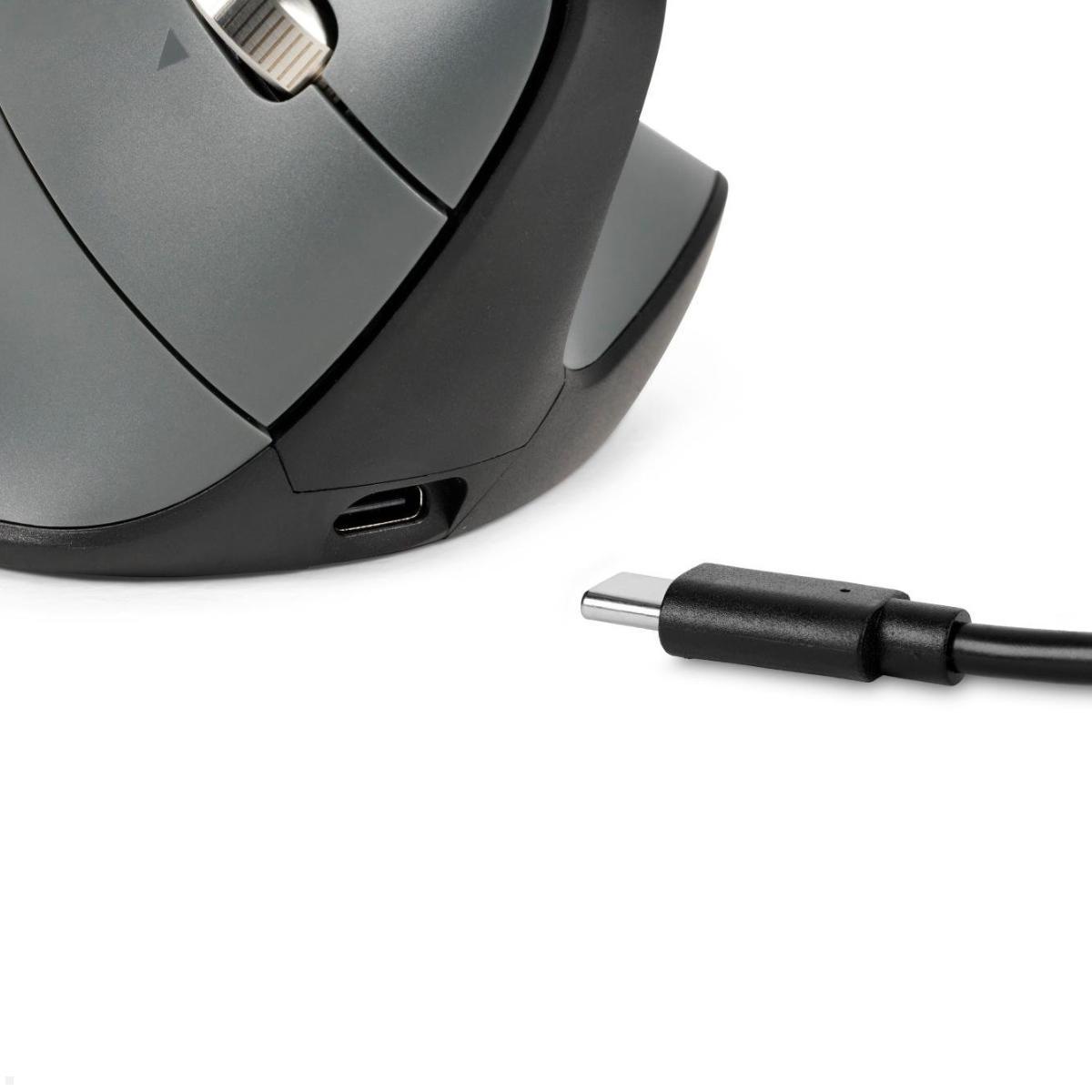 BakkerElkhuizen Ergonomische Maus FastForward Pro 3-Mode Vertical Mouse (BNEFFP3MVM), Kabel