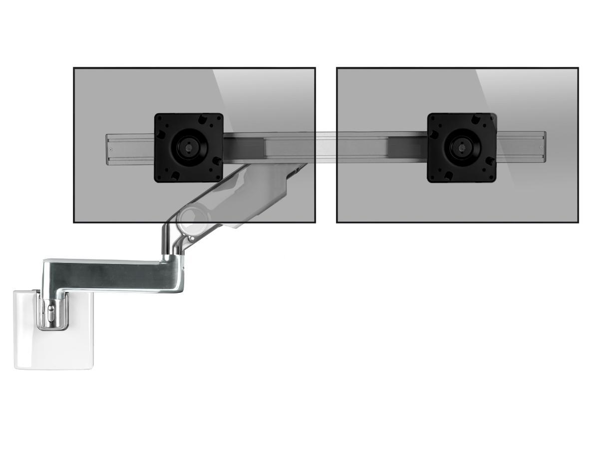 Humanscale M8.1 Dual Monitor Wandhalterung gerade weiß (M81HMWE2W) Humanscale M8.1 Dual Monitor Wandhalterung gerade weiß (M81HMWE2W)
