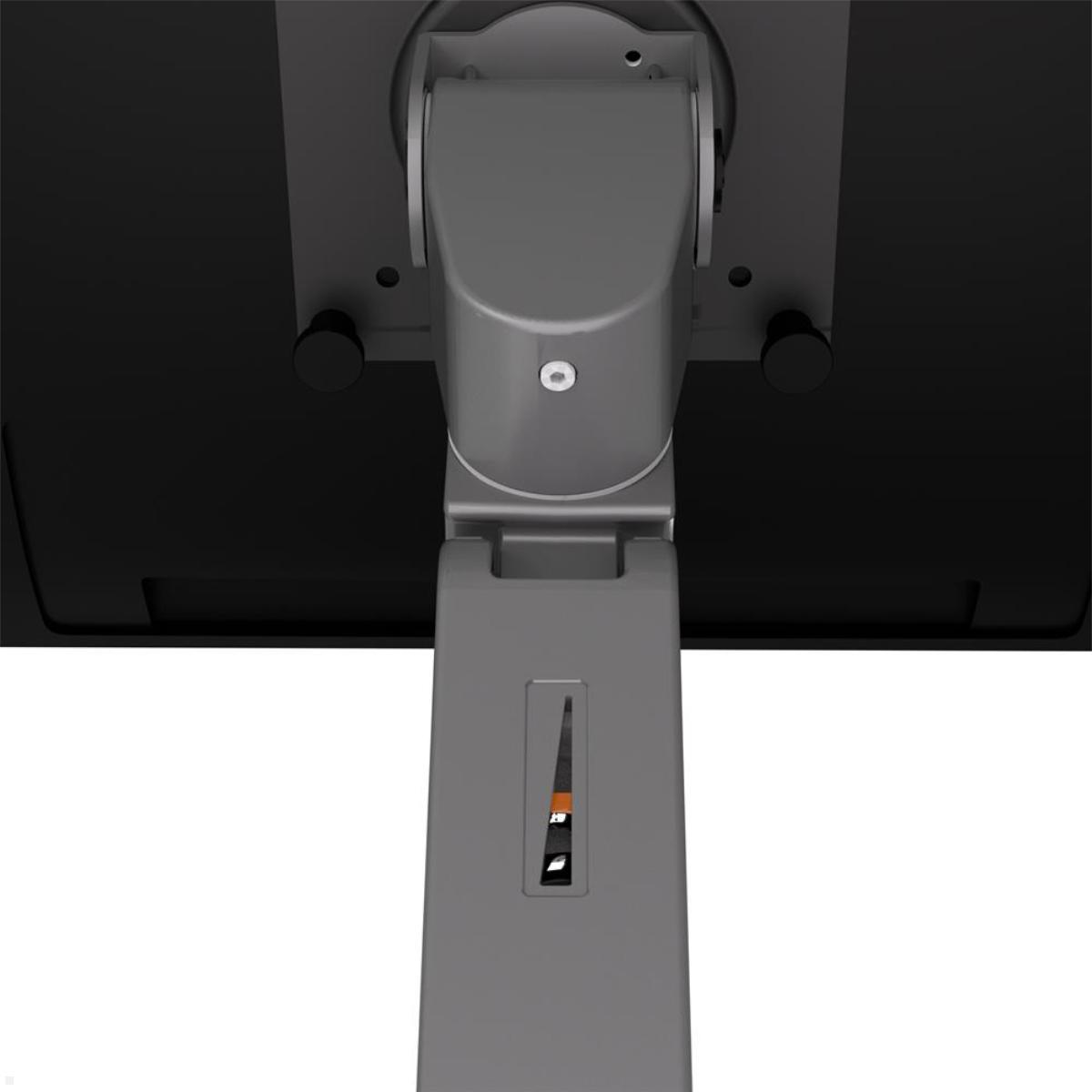 Ergotron LX Pro Monitorhalterung schwenkbar, Durchtisch, hohe Säule, 360° Schwenkarm