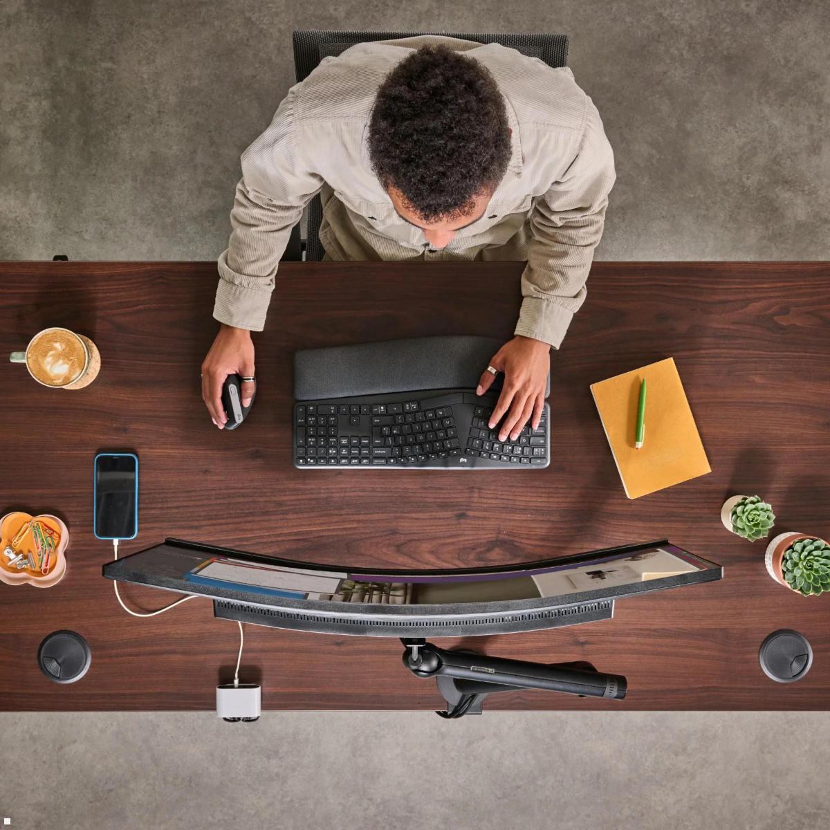 CBS Flo Dynamic Monitor Tischhalterung 2-7 kg mit Tischklemme (3)