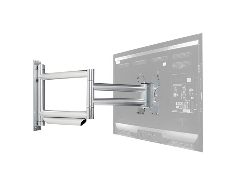 Cavus WMV8001 schwenkbare TV Wandhalterung 26-55Zoll Detailansicht Rückseite Fernseher