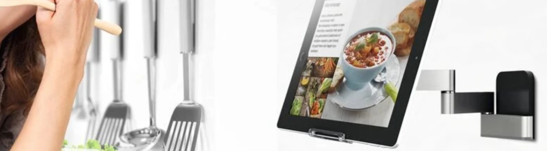 Tablet-Halterung - Wandhalterung für die Wand, schwenkbar Tablet-Halterung - Wandhalterung für die Wand, schwenkbar