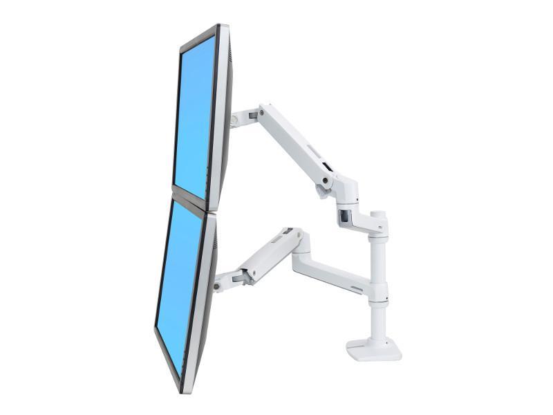 Ergotron LX Monitorhalterung für 2 Monitore (45-492-216) weiß Ergotron LX Monitorhalterung für 2 Monitore (45-492-216) weiß