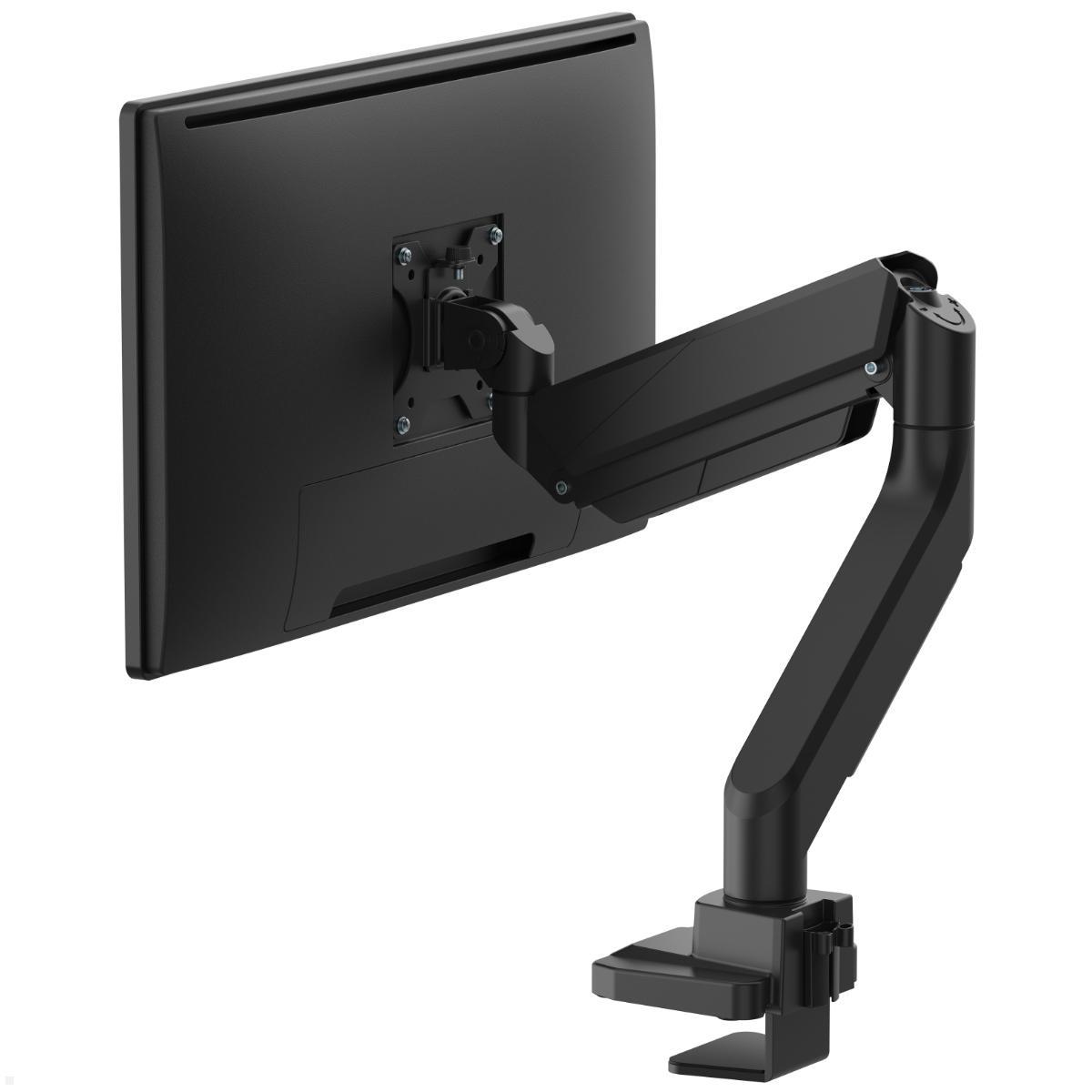 Fellowes Swing Single Monitor Tischhalterung (100091675), schwarz, Rückansicht