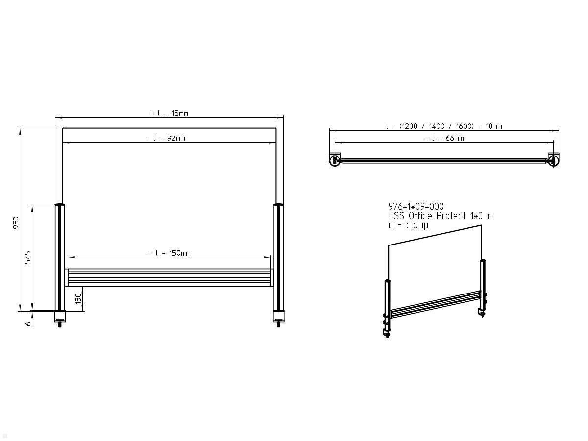 Novus TSS Protect Trennwand Slatwall Maße Novus TSS Protect Trennwand Slatwall Maße